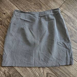 Vintage 90s XOXO Gingham Mini Skirt Size 7